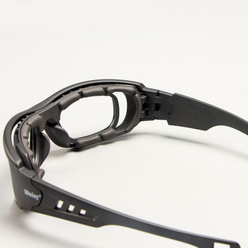 Daisy C6 Външни тактически очила Езда Колоездене Военни слънчеви очила Очила за стрелба с пистолет Ветроустойчиви прахоустойчиви поляризирани очила
