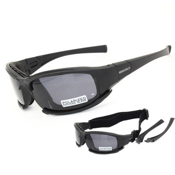 Очила RBworld X7 Мъжки военни поляризирани слънчеви очила Устойчиви на куршуми еърсофт стрелба Gafas димни лещи Мотоциклетни велосипедни очила