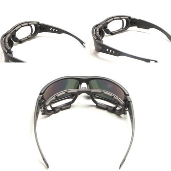 C6 Tactical Glasses Στρατιωτικά αεροβόλα σκοπευτικά γυαλιά ιππασίας εξωτερικού χώρου Αντιανεμικά πολωτικά γυαλιά κατά των κουνουπιών