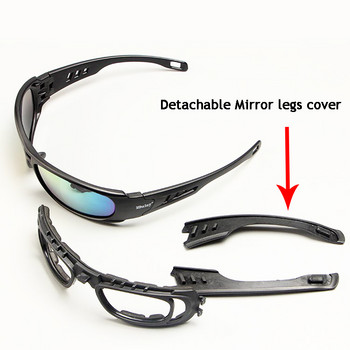 C6 Тактически очила Военни очила за стрелба с въздушно оръжие Външно каране Ветроустойчиви Прахоустойчиви Поляризирани очила против комари