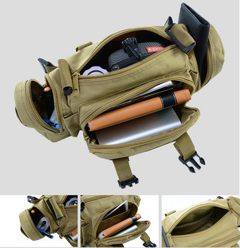 Висококачествена външна военна тактическа раница Waist Pack Waist Bag Mochilas Molle Къмпинг туристическа чанта 3P чанта за гърдите