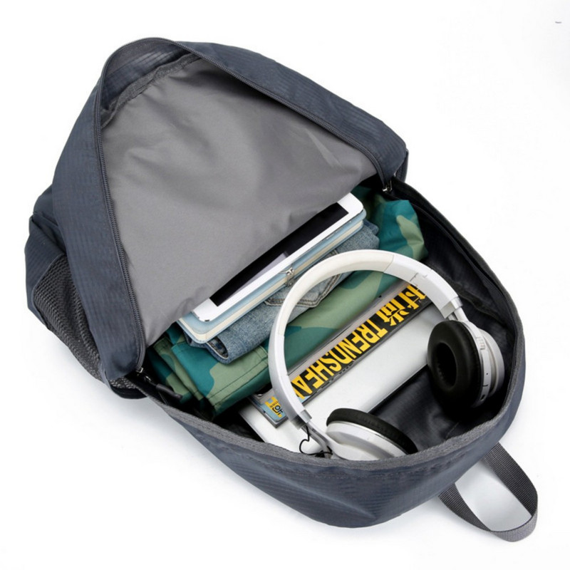 30 literes kültéri összecsukható ultrakönnyű hátizsák kempingezéshez, túrázáshoz, férfi női vízálló horgászathoz kerékpáros összecsukható hátizsák