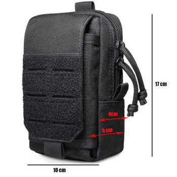 Tactical Molle Pouch Outdoor Mobile Phone Waist Bag EDC Tool Hunting Accessories Bag Vest Pack Cell Phone Working Tools Holder
