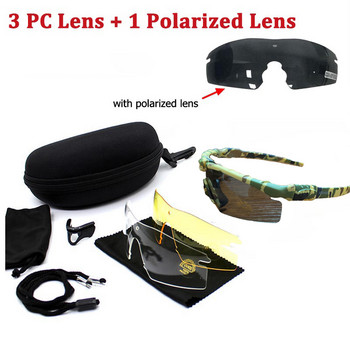 Sport Polarized Tactical Glasses Στρατιωτικά γυαλιά Στρατού Γυαλιά ηλίου με 4 φακούς Ανδρικά γυαλιά σκοποβολής Γυαλιά ασφαλείας Γυαλιά μοτοσικλέτας