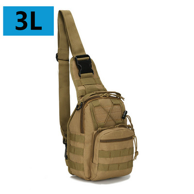 Meeste taktikaline õlakott Molle Kamuflaaž Sling Armeekottid Sõjaväe Matkamatka Matkapakk Rünnakott Kalapüügi Jahi Seljakott