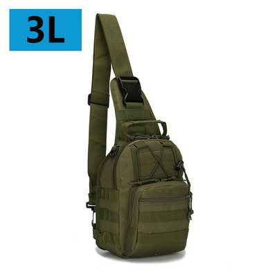 Meeste taktikaline õlakott Molle Kamuflaaž Sling Armeekottid Sõjaväe Matkamatka Matkapakk Rünnakott Kalapüügi Jahi Seljakott