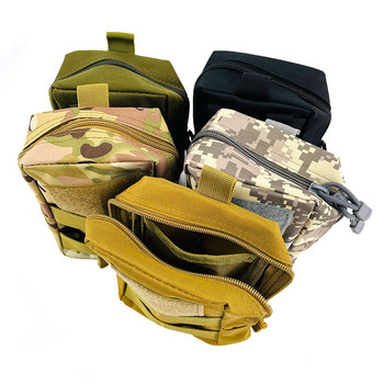 Πολυλειτουργικό 1000D Outdoor Military Tactical Waist Bag EDC Molle Tool Pack φερμουάρ μέσης Αξεσουάρ ανθεκτική θήκη ζώνης