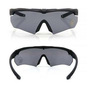 Σετ γυαλιών υπολογιστή Tactical Polarized Military Goggles Army γυαλιά ηλίου με 4 φακούς ανδρών Shooting Πεζοπορία σε υπαίθρια αθλητικά σετ γυαλιών