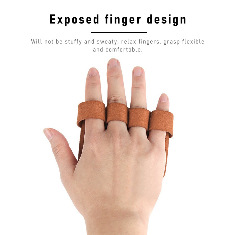 Bőr Súlyemelés Edzőkesztyű Tenyérvédő Női Férfi Fitnesz Sport Torna Fogantyúk Felhúzás Súlyemelő edzés