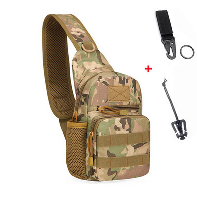 Sõjaväe taktikaline tropi õlakott meeste õues matkamine telkimine armee jahindus kalapudel rinnakott Sling Molle seljakott
