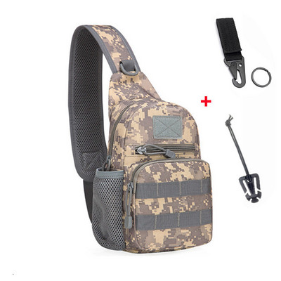 Sõjaväe taktikaline tropi õlakott meeste õues matkamine telkimine armee jahindus kalapudel rinnakott Sling Molle seljakott