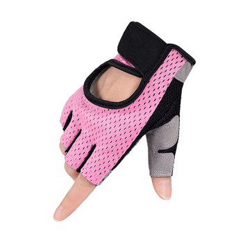 Loogdeel Дишащи ръкавици за фитнес Силиконови ръкавици с куха длан и гръб Фитнес ръкавици Вдигане на тежести Тренировка с дъмбели Crossfit Бодибилдинг