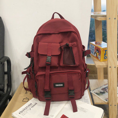 Γυναικείο σχολικό σακίδιο πλάτης 2022 Μαύρο νάιλον σακίδιο γυναικείο αντικλεπτικό σακίδιο πλάτης Casual γυναικεία σακίδια ταξιδιού Κορεατικά σακίδια πλάτης Mochila