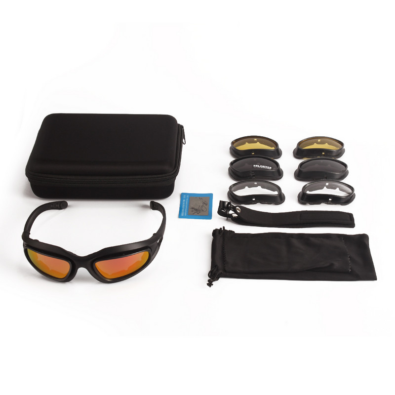 Taktičke naočale s 4 leće Polarizirane vanjske naočale za penjanje Biciklizam Ribolov Sportske naočale otporne na vjetar Zaštitne zaštitne naočale otporne na prašinu