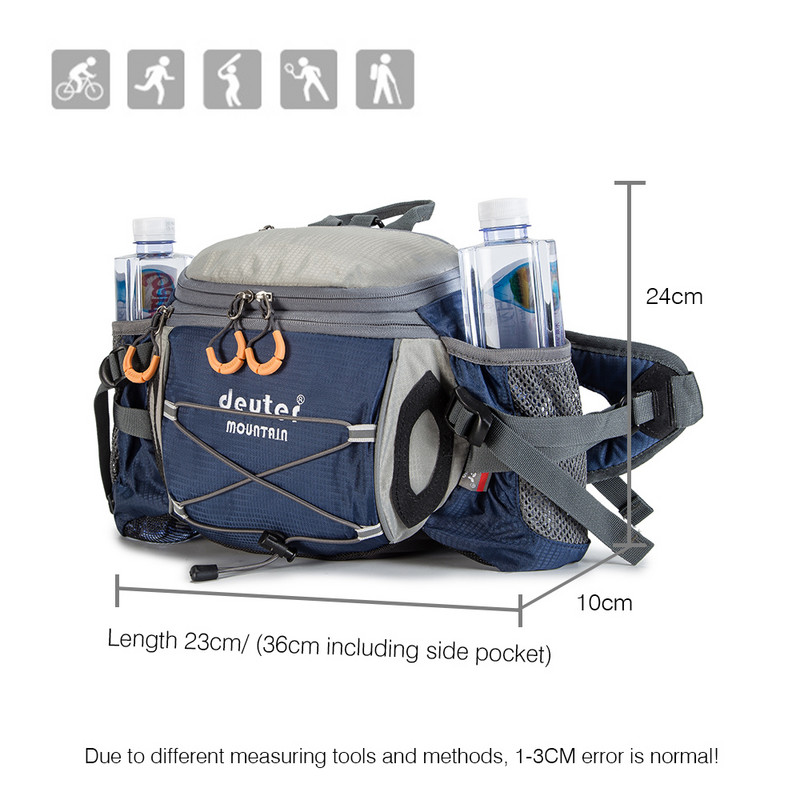 10L õlakott, matkamine, matkamine, ronimine, jalgrattasõit, seljakott, kalapüük, jooksukott.