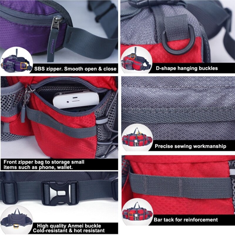 ULTRA-TRI Sportska torba oko struka na otvorenom Vodootporna višenamjenska biciklistička ruksak za planinarenje 5L