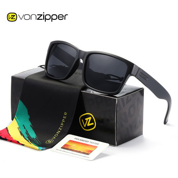 Поляризирани слънчеви очила Von с цип Мъжки спортни Elmore Style VZ Eyewear UV400 Спортни слънчеви очила Риболов туризъм шофиране Оригинален калъф