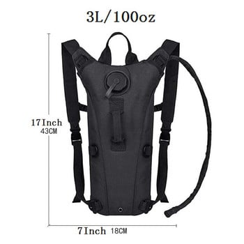 Σακίδιο πλάτης 3L Water Hydration Tactical Water Bag Cycling Pack Sport σακίδιο Running Hiking Αναρρίχηση Ταξιδιωτικό σακίδιο