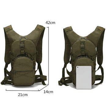 Τσάντα αναρρίχησης 15L Ultralight Molle Tactical Backpack 800D Oxford Military Hiking Bicycle Bag