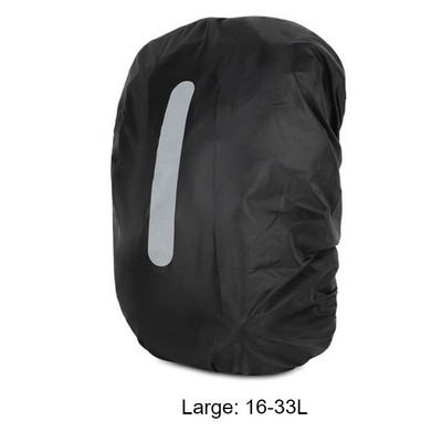 Veekindel seljakoti vihmakate libisemisvastane ristpandlaga rihm Ülimalt kerge ja kompaktne kaasaskantav seljakoti kate helkurribadega