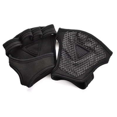 1 ζευγάρια γάντια προπόνησης άρσης βαρών για άνδρες Γυναικεία γυμναστική Αθλητισμός Body Building Gymnastics Gym Hand Wrist Protector Palm