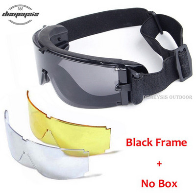 Vojne taktičke naočale Airsoft Paintball Sportske naočale Vojska Planinarenje Taktika pucanja Naočale Crna Tan Zelena