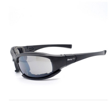 Тактически камуфлажни очила Daisy X7 Мъжки военни поляризирани слънчеви очила CS wargame стрелба очила велосипед колоездене фотохромни очила