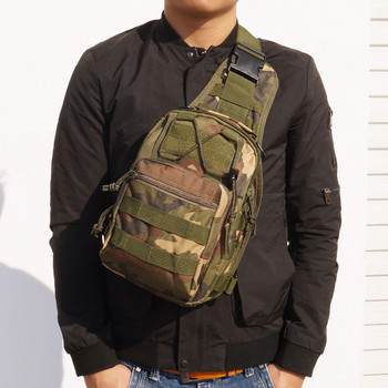 Спорт на открито Военна чанта за гърди Катерене Трекинг раница Прашка чанта през рамо Тактически туризъм Къмпинг Лов Риболов Дневна раница