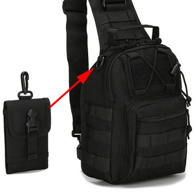 Sportovi na otvorenom Vojna torba za prsa Penjanje Ruksak za planinarenje Sling Torba za rame Taktičko planinarenje Kampiranje Lov Ribolov Dnevni ruksak