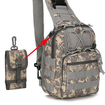 Sportovi na otvorenom Vojna torba za prsa Penjanje Ruksak za planinarenje Sling Torba za rame Taktičko planinarenje Kampiranje Lov Ribolov Dnevni ruksak