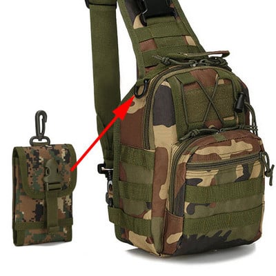 Sportovi na otvorenom Vojna torba za prsa Penjanje Ruksak za planinarenje Sling Torba za rame Taktičko planinarenje Kampiranje Lov Ribolov Dnevni ruksak