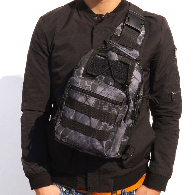 Sportovi na otvorenom Vojna torba za prsa Penjanje Ruksak za planinarenje Sling Torba za rame Taktičko planinarenje Kampiranje Lov Ribolov Dnevni ruksak