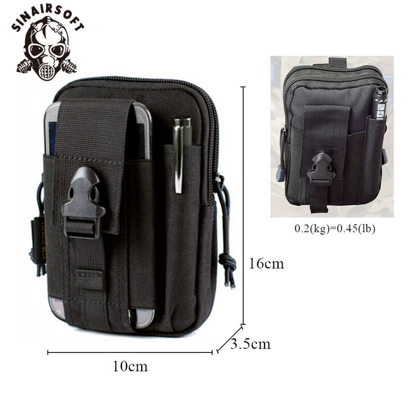 SINAIRSOFT New Style Tactical Molle kott kott vöö vööpakid kott tasku sõjaväe vöökoht Fanny pakk Telkimine telefonile LY0011