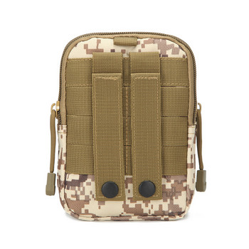 Мъжка тактическа раница с колан за кръста 5L малка джобна военна чанта за кръста Чанта за бягане Пътни чанти за къмпинг Меки портмонета Гръб