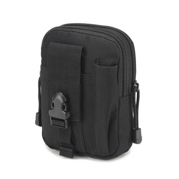 Мъжка тактическа раница с колан за кръста 5L малка джобна военна чанта за кръста Чанта за бягане Пътни чанти за къмпинг Меки портмонета Гръб