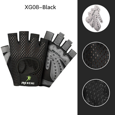 Treening Tõstmine Treeningkindad Naistele Meestele Fitness Sport Kehaehitus Võimlemine Käepidemed Jõusaal Käe peopesa randmekaitse