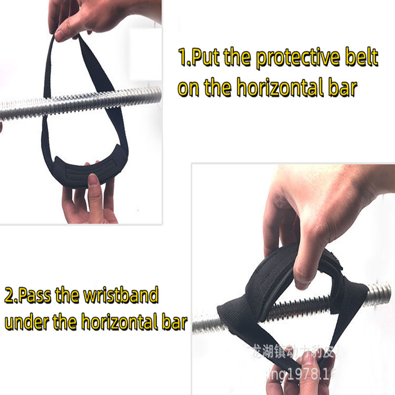 1paar jõusaali tõsterihmad, kangiga jõutõstmise tõstevöö Fitness libisemisvastased kätemähised Randmepaelad Fitnessi treeningu abivöö