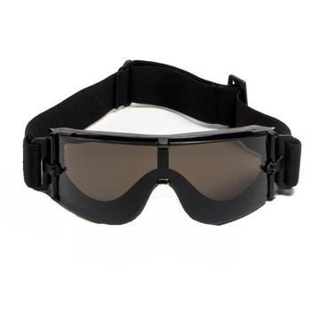 USMC X800 Tactical Goggles Army Hunting Paintball Γυαλιά ασφαλείας Airsoft Αντιανεμικά αντιανεμικά γυαλιά μοτοσικλέτας Αντιανεμικά γυαλιά 3 φακοί