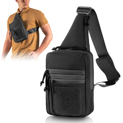 Тактическа чанта за оръжие Военна чанта с презрамка за презрамка Кобур за ловно оръжие Калъф за държач за пистолет Калъф за пистолет Еърсофт Регулируем пакет