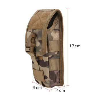 Θήκη Tactical Case Molle Pouch Cover 600D Τσάντα κινητού τηλεφώνου Military Tactical Camo Belt Pouch Bag Τσάντα κινητού τηλεφώνου Τσάντα εξωτερικού χώρου για τρέξιμο