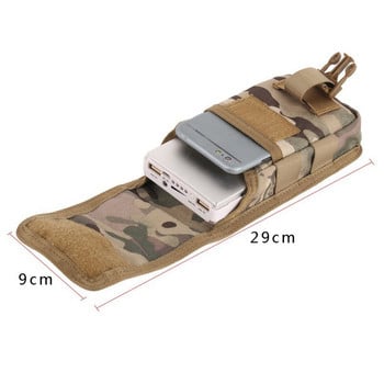 Θήκη Tactical Case Molle Pouch Cover 600D Τσάντα κινητού τηλεφώνου Military Tactical Camo Belt Pouch Bag Τσάντα κινητού τηλεφώνου Τσάντα εξωτερικού χώρου για τρέξιμο