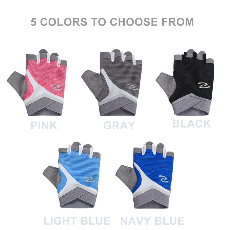 WorthWhile Γάντια γυμναστικής Γυναικεία Ανδρικά Προστατευτικά χεριών μισού δακτύλου για Yoga Power Lifting Βαρών Crossfit Workout Bodybuilding