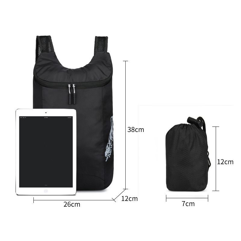 12L kerge kokkupandav seljakott Kokkupandav ülikerge välitingimustes kokkupandav seljakott reisipäevakott Spordipäevakott meestele naistele