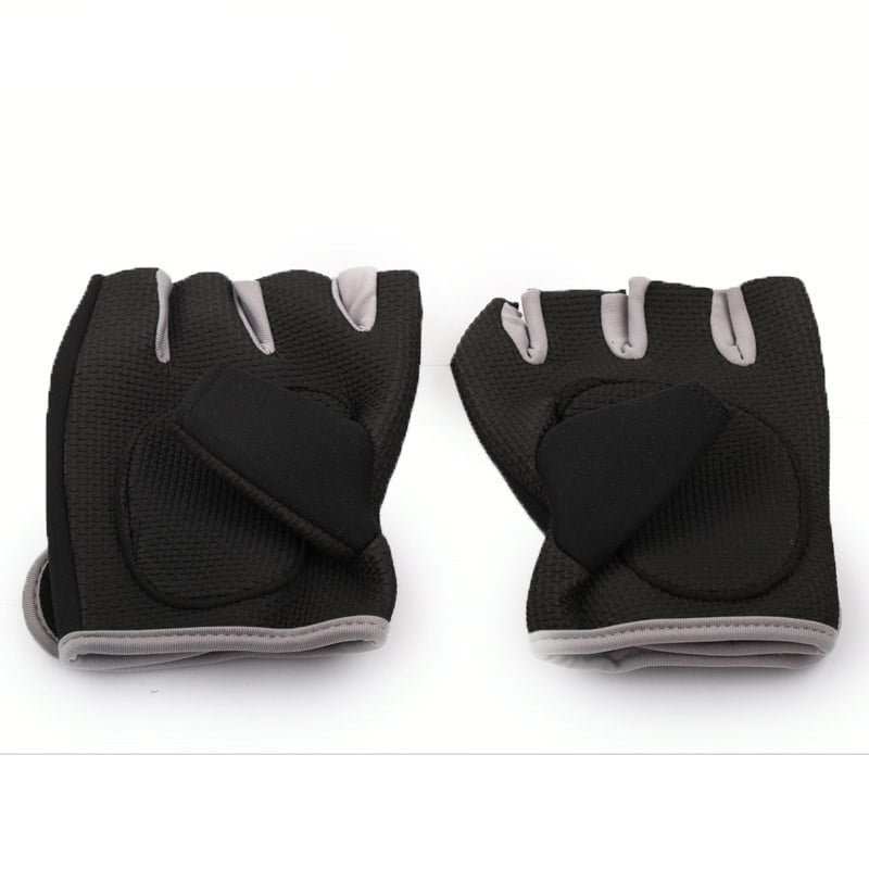 Multicolore Femei Bărbați Fitness Exercițiu Antrenament Fitness Sală Sport Mănuși cu jumătate de deget Sală de antrenament Mănuși de drumeție