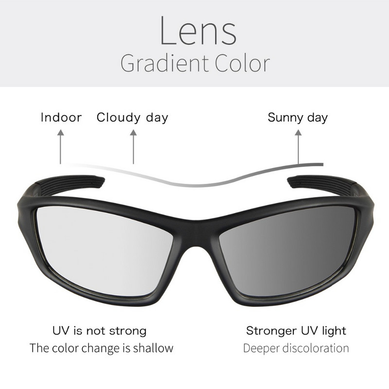 Queshark Photochromic Γυαλιά Πεζοπορίας Γυαλιά Ψαρέματος Αναρρίχησης Αθλητισμός εξωτερικού χώρου MTB Ποδήλατο Γυαλιά ηλίου Γυαλιά Αγωνιστικά Γυαλιά