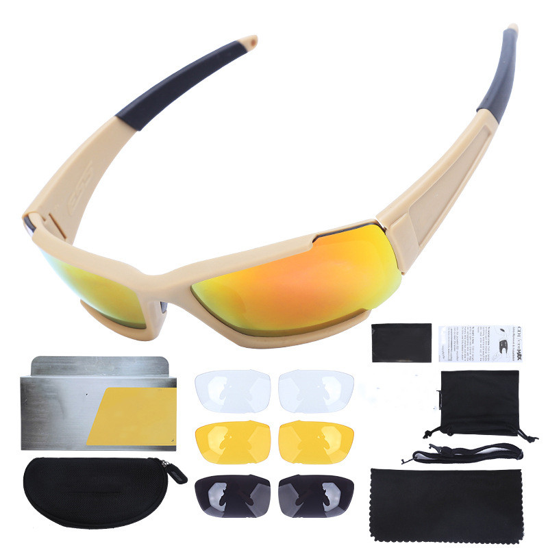 Ratsutamine alpinismi polariseeritud läätsed sõjaväe kuulikindlad prillid välistingimustes kasutatavad taktikalised kaitseprillid tulistamiseks Cs kaitseprillid