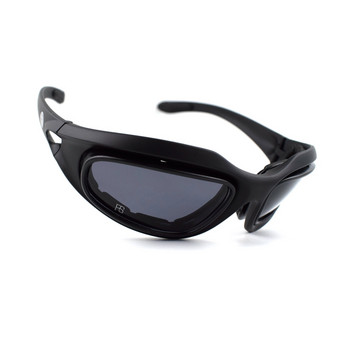 Γυαλιά ηλίου C5 Tactical Polarized Γυαλιά σκοποβολής Airsoft Ανδρικά γυαλιά κυνηγιού εξωτερικού χώρου 4 φακών Κιτ πεζοπορίας Γυαλιά ποδηλασίας