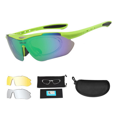 3 lēcas, sprādziendrošas medību brilles, šaušanas brilles, polarizētas militārās taktiskās brilles āra sporta peintbola airsoft brilles