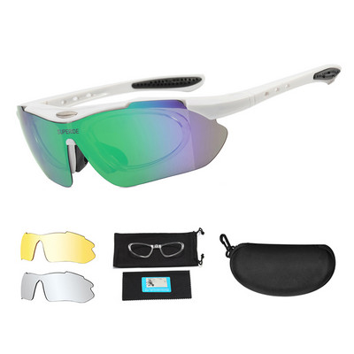 3 lēcas, sprādziendrošas medību brilles, šaušanas brilles, polarizētas militārās taktiskās brilles āra sporta peintbola airsoft brilles