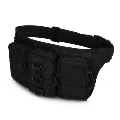 Utility Tactical Men Waist Fanny Bag Pack Θήκη Edc Military Camping Πεζοπορία Αναρρίχηση Hip Bum Belt Bag Outdoor Molle Waist Bag